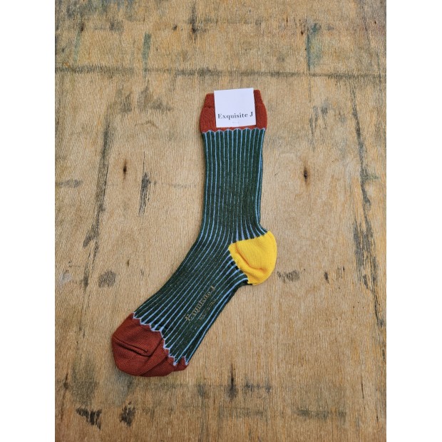 Exquisite J medvilnės kojinės